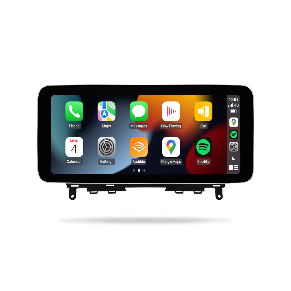 12.3 Android Screen Display CarPlay 4G LTE Stereo Mercedes Benz C 2007-2010  W204