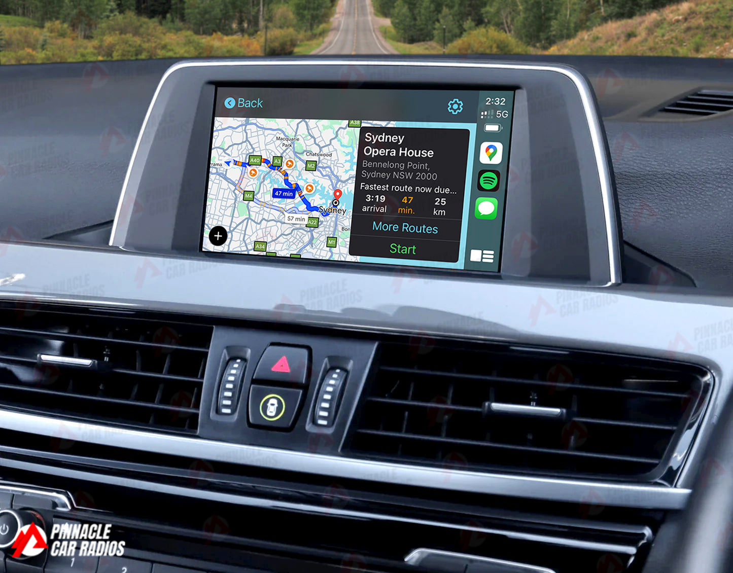 BMW 2 Series 2018-2019 (F22 F23 F45 F46) Wireless CarPlay Headunit Kit