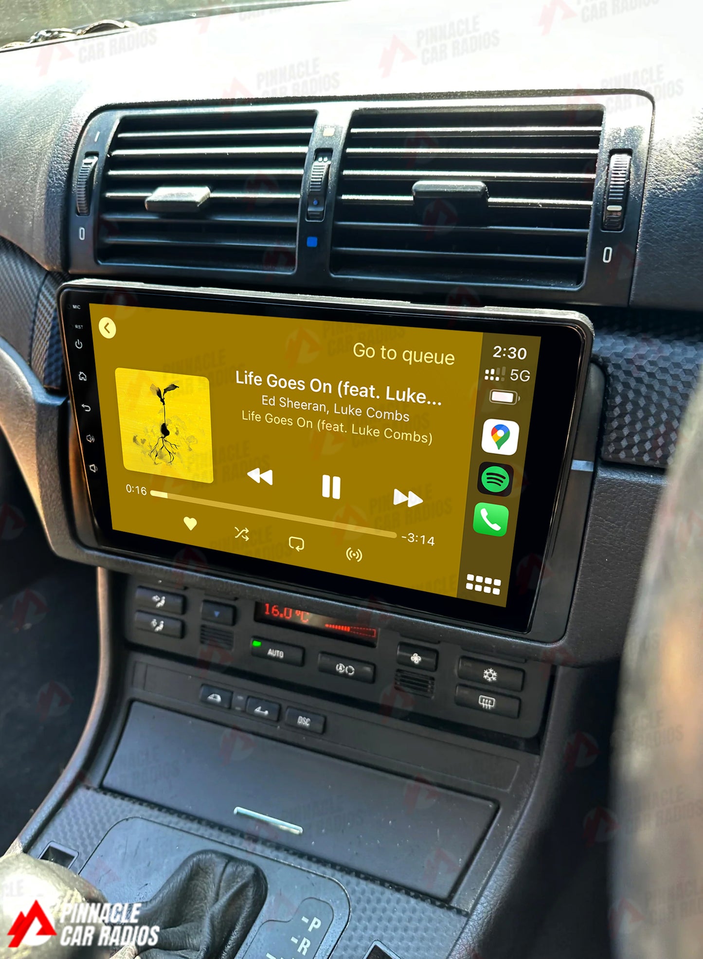 BMW 3 Series 1998-2006 (E46) Wireless CarPlay Headunit Kit