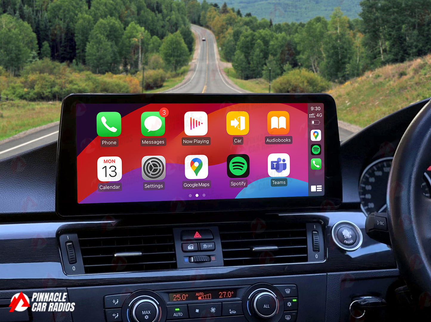 BMW 5 Series 2005-2010 (E60 E61 E62) Wireless CarPlay Headunit Kit