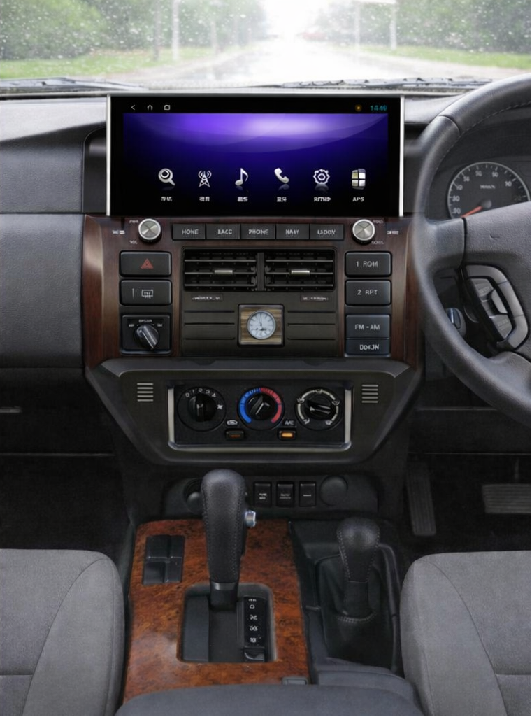 Nissan Patrol Tesla-Style Screen Y61 2007-2021 Wireless CarPlay Headunit Kit