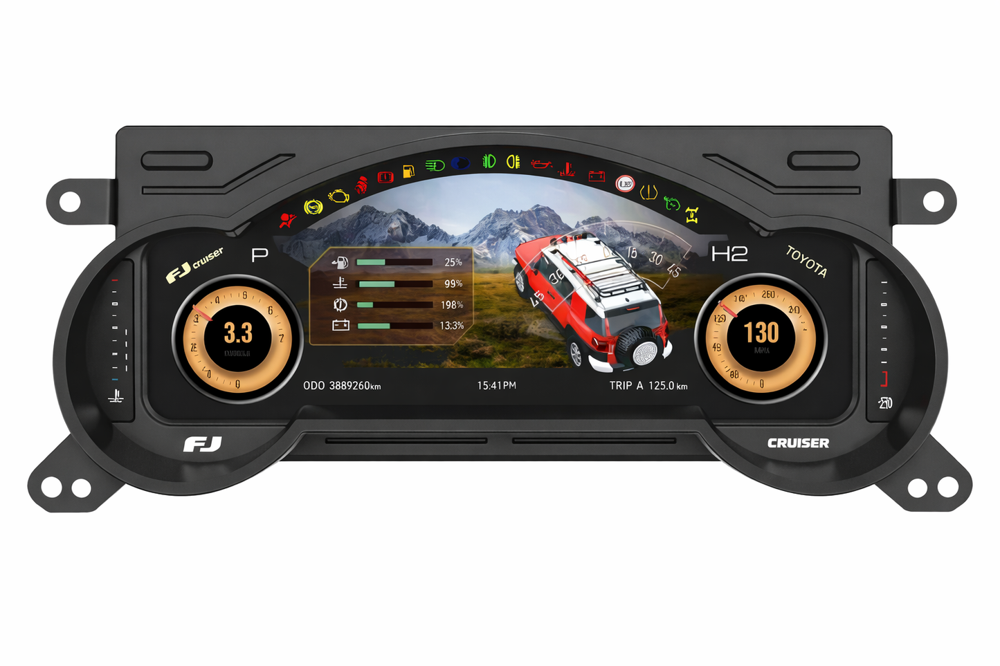 Toyota Land Cruiser FJ 2007-2021 Digital Instrument Cluster