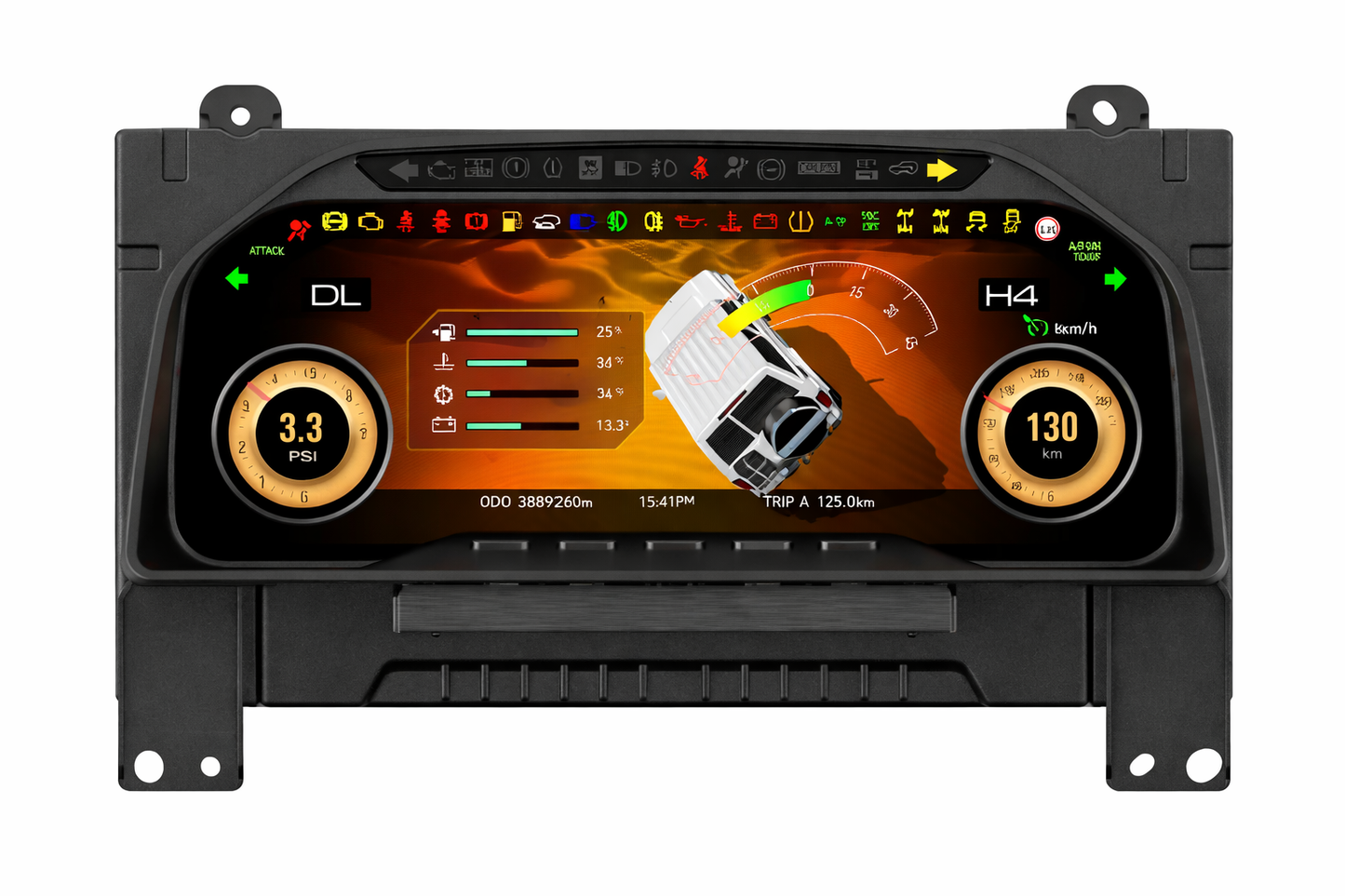 Toyota Land Cruiser LC70/76/78/79 2007-2021 Digital Instrument Cluster
