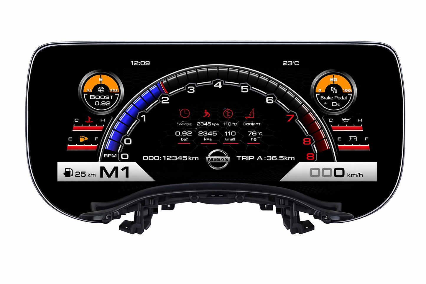 Nissan 35Z 2003-2006 Digital Instrument Cluster