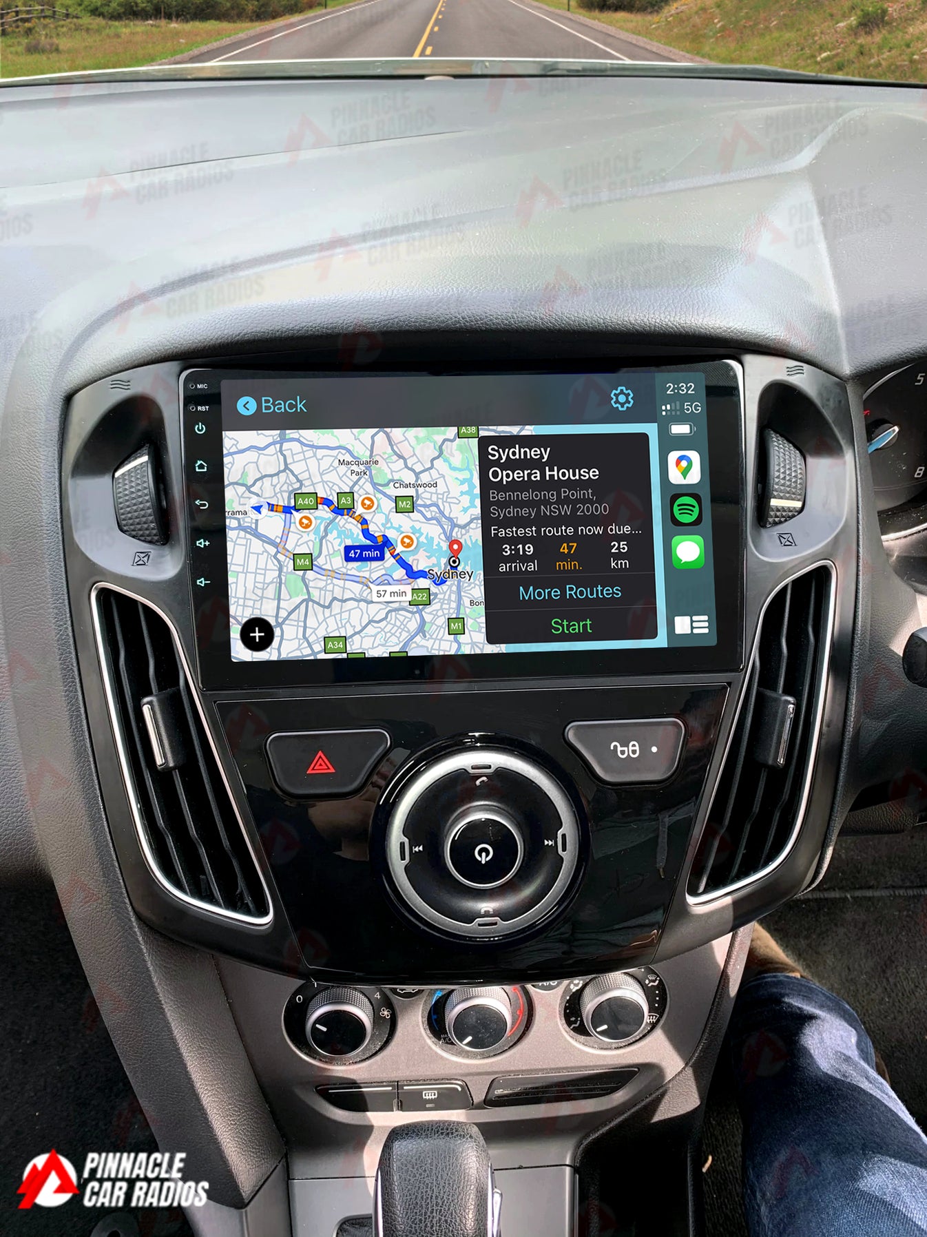 Ford Focus Head Unit 2012-2018 - Apple & Android - Pinnacle Car Radios