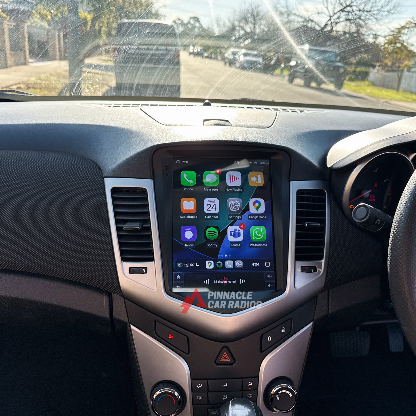 Holden Cruze 2009-2016 Vertical Tesla-Style Wireless CarPlay Headunit Kit