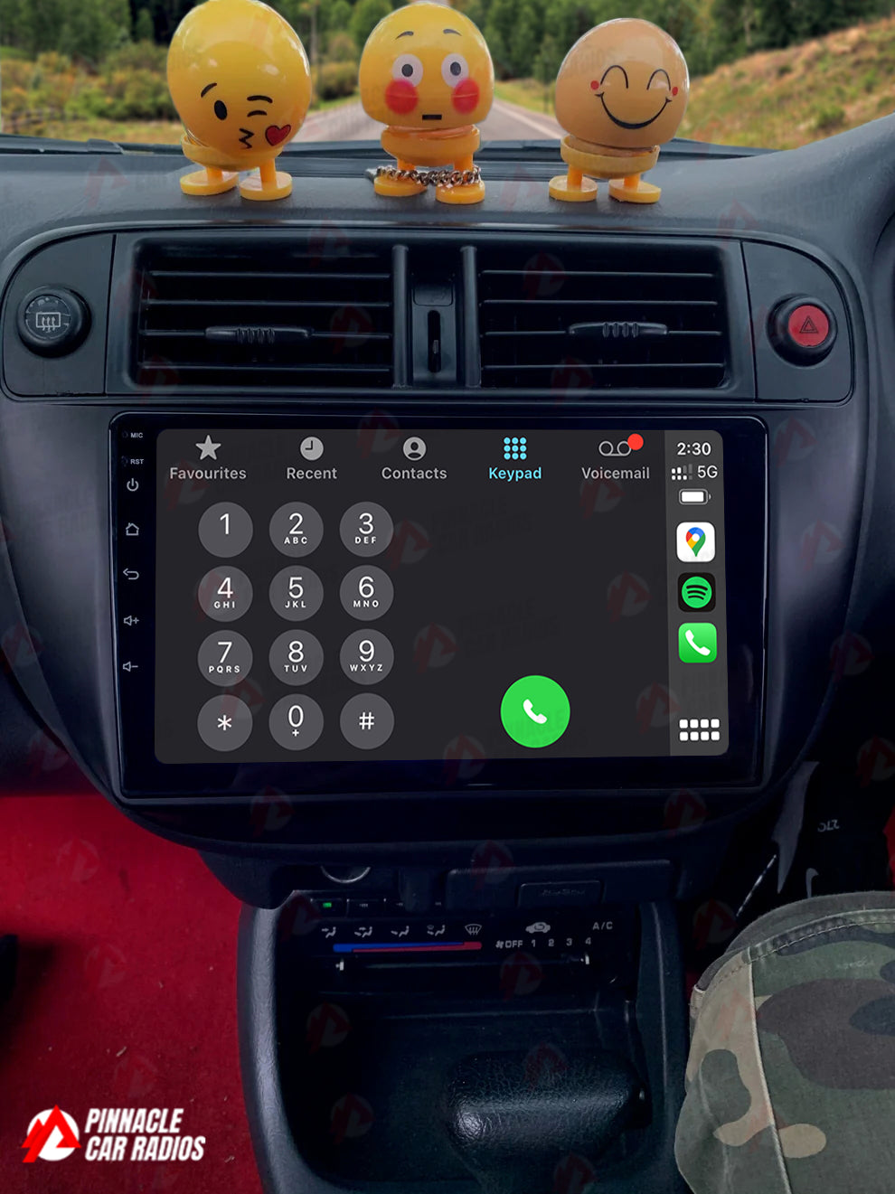 Honda Civic Hatch 1992 2000 Wireless CarPlay Headunit Kit Pinnacle Car Radios
