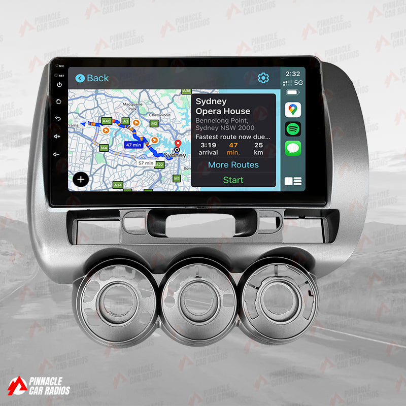 Honda Jazz GD 2002-2008 Wireless CarPlay Headunit Kit