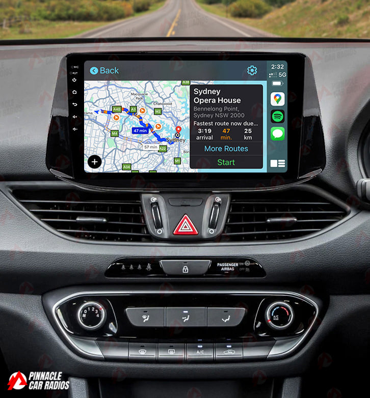 Hyundai i30 2017-2024 Wireless CarPlay Headunit Kit – Pinnacle Car Radios