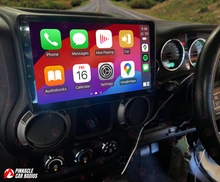 Jeep Wrangler 2007-2014 Wireless CarPlay Headunit Kit – Pinnacle Car Radios