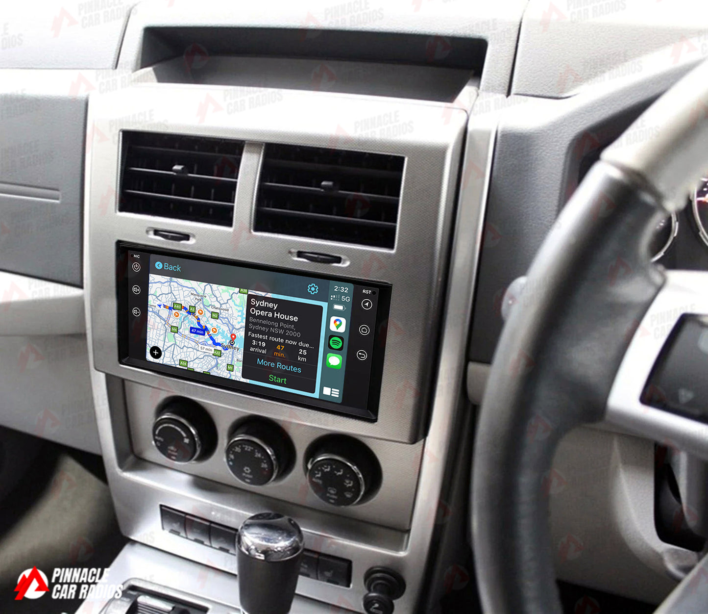 Jeep Cherokee 2008-2011 KK Wireless CarPlay Headunit Kit