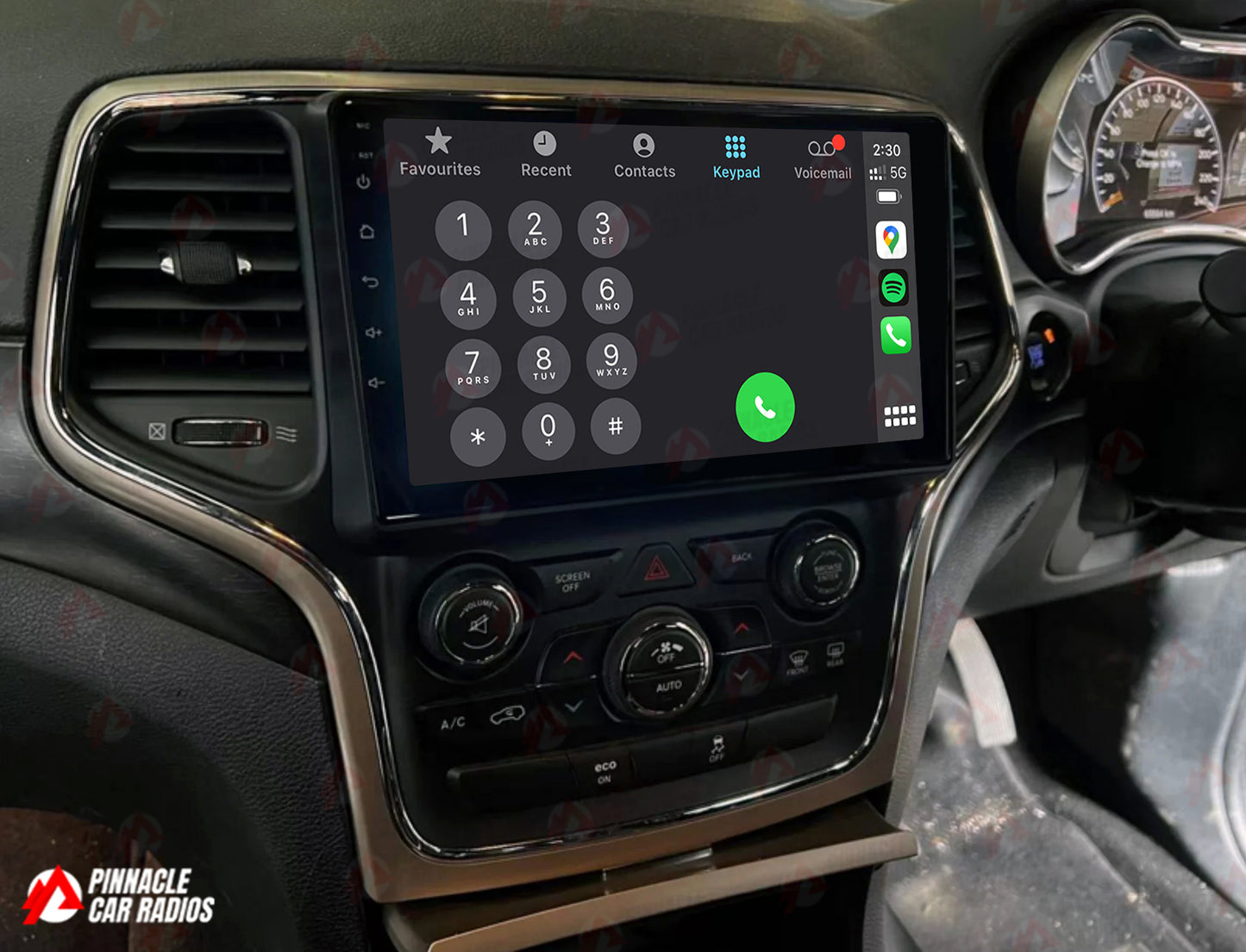 Jeep Grand Cherokee 2014-2020 Wireless CarPlay Headunit Kit
