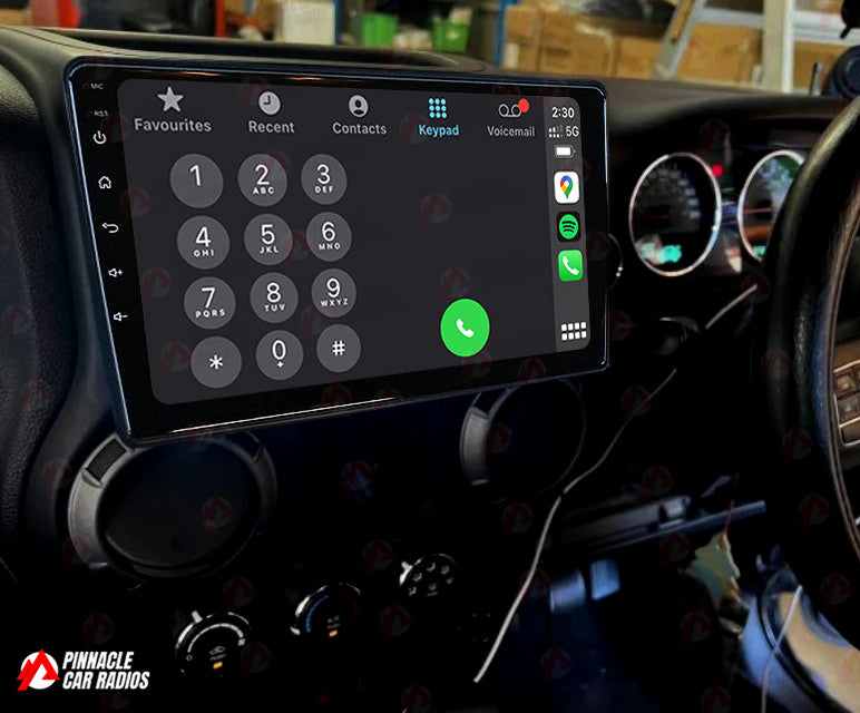 Jeep Wrangler 2015-2019 Wireless CarPlay Headunit Kit