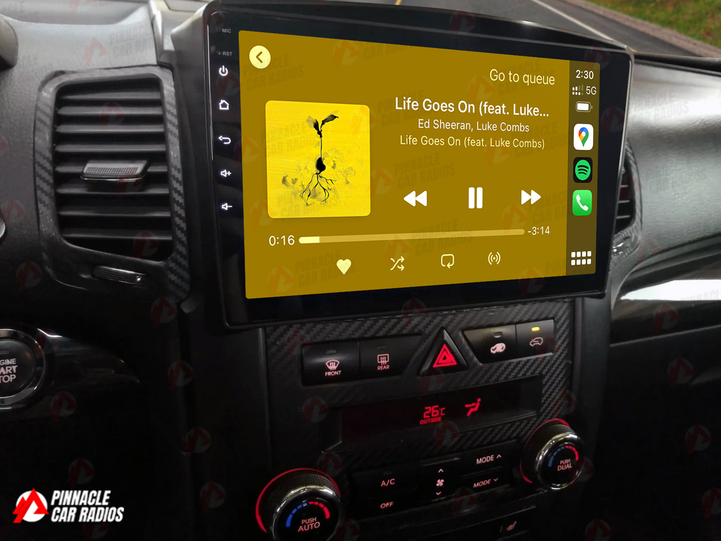 Kia Sorento XM 2009-2012 Wireless CarPlay Headunit Kit