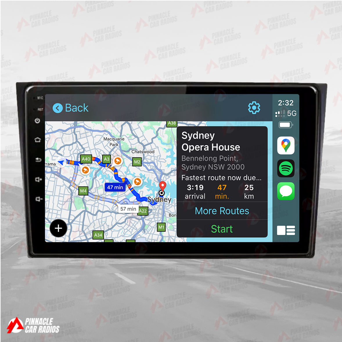 Mazda CX9 2007-2015 Wireless CarPlay Headunit Kit