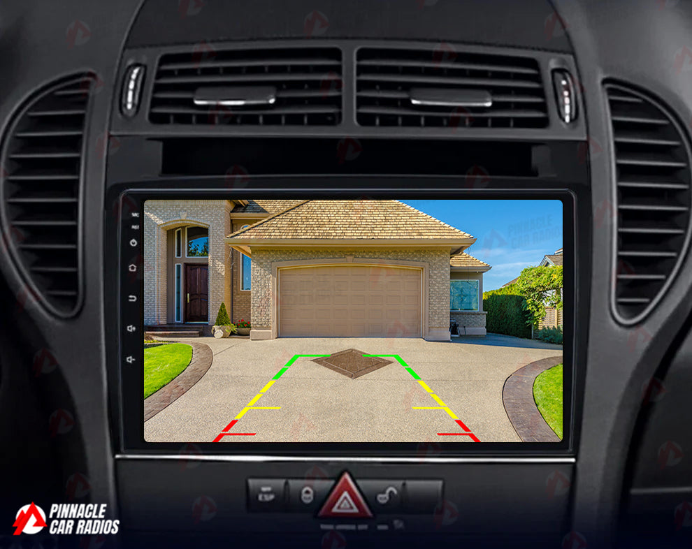 9" Double Din Car Stereo With CarPlay & Android Auto For Mercedes SLK 2004-2011 + Backup Camera