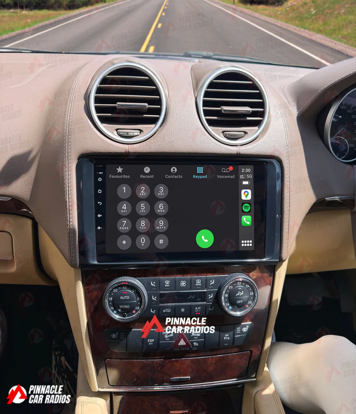Mercedes Benz ML 300 350 2005-2012 W164 Wireless CarPlay Headunit Kit