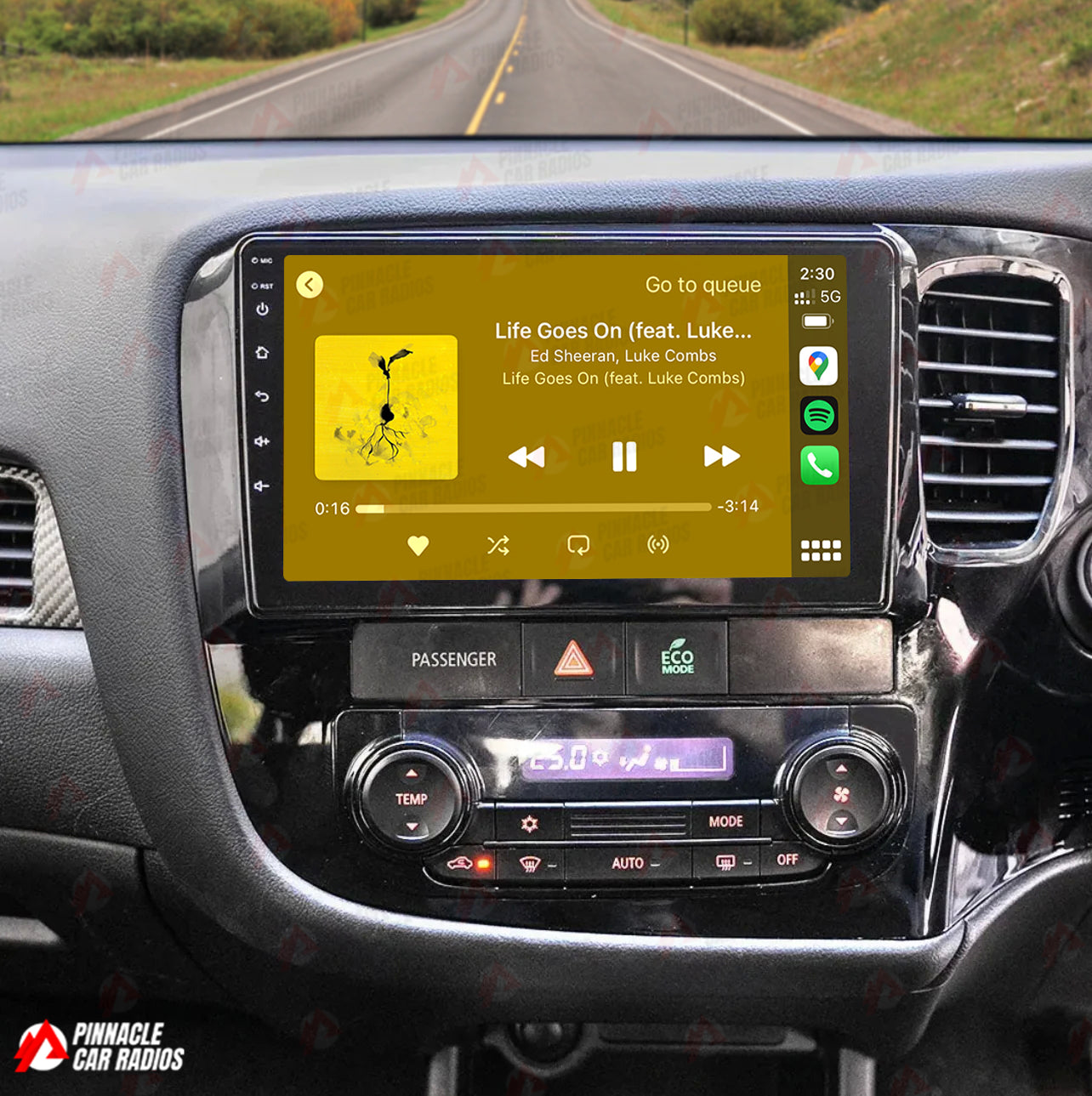 Mitsubishi Outlander 2013-2019 Wireless CarPlay Headunit Kit
