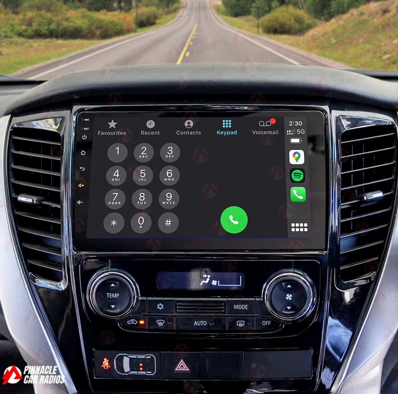 Mitsubishi Pajero Sport 2020-2024 Wireless CarPlay Headunit Kit