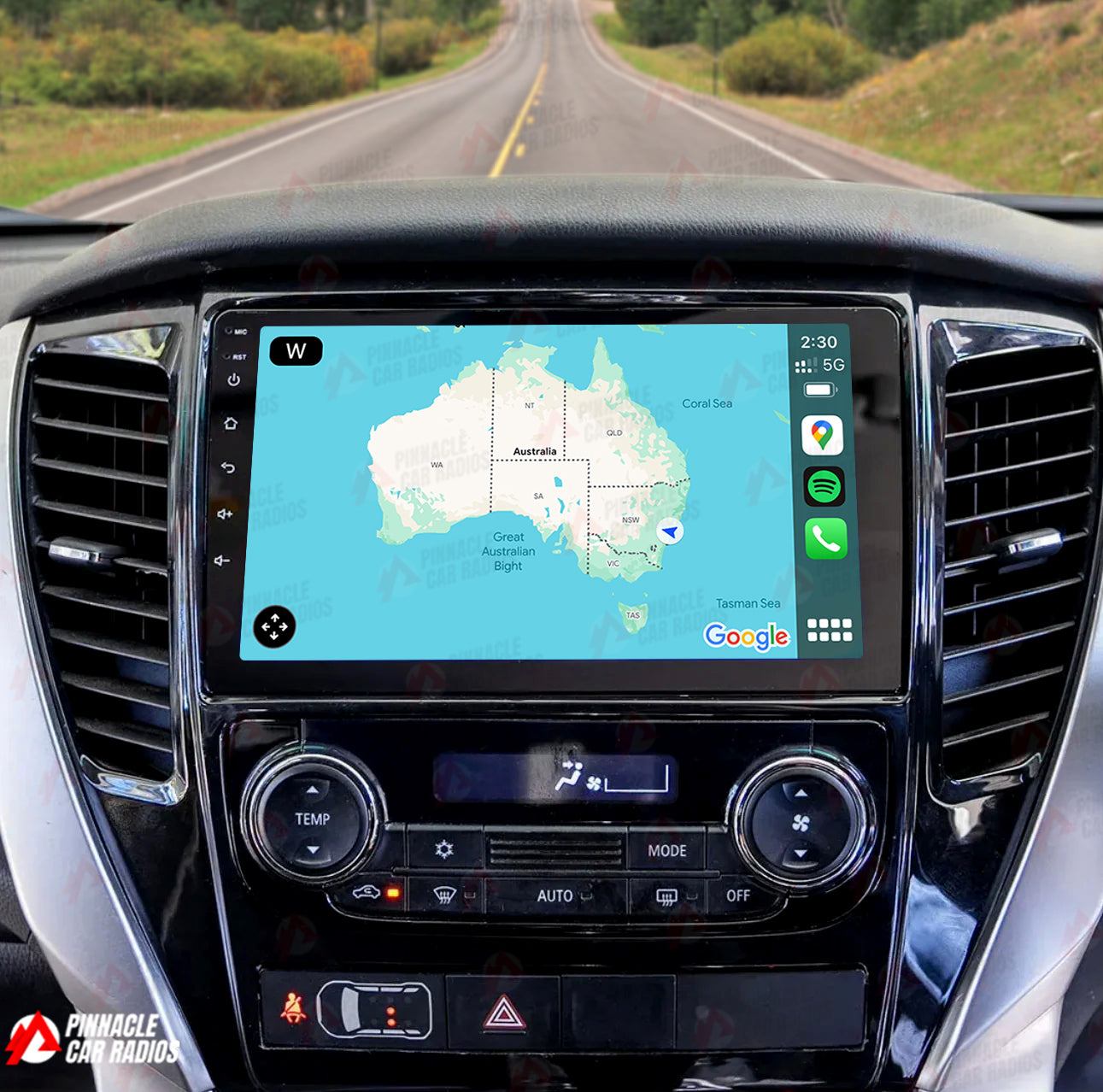 Mitsubishi Pajero Sport 2020-2024 Wireless CarPlay Headunit Kit