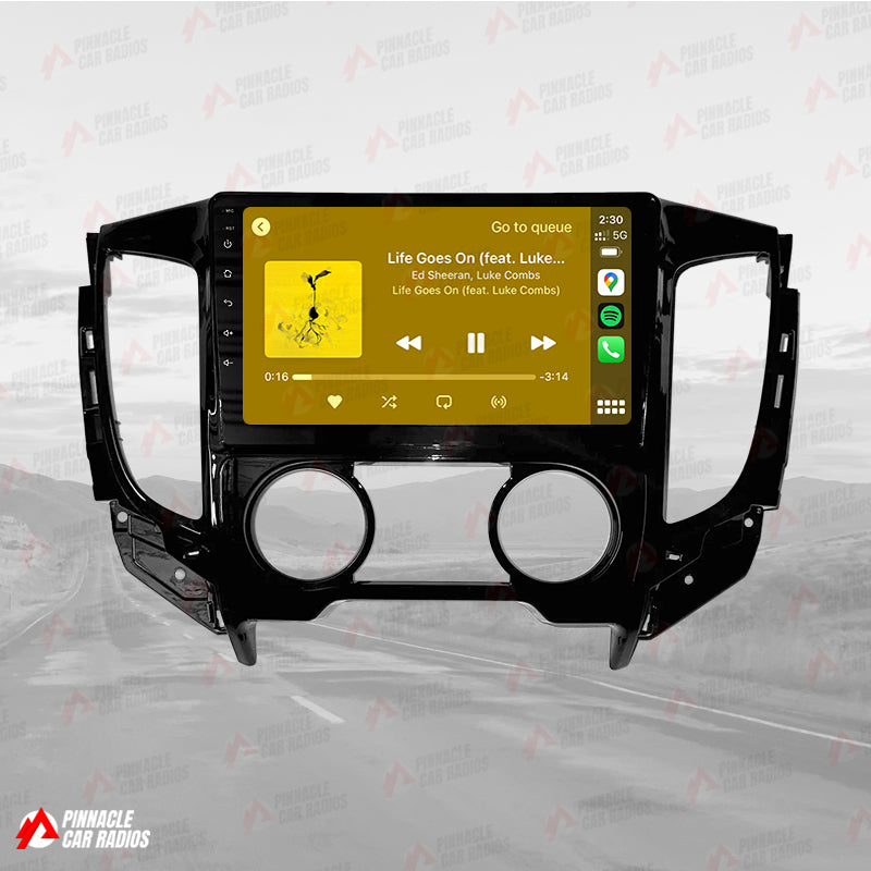 Mitsubishi Challenger Pajero Sport 2015-2019 Manual AC Wireless CarPlay Headunit Kit