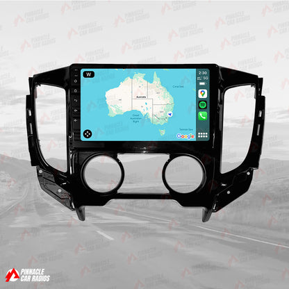 Mitsubishi Challenger Pajero Sport 2015-2019 Manual AC Wireless CarPlay Headunit Kit