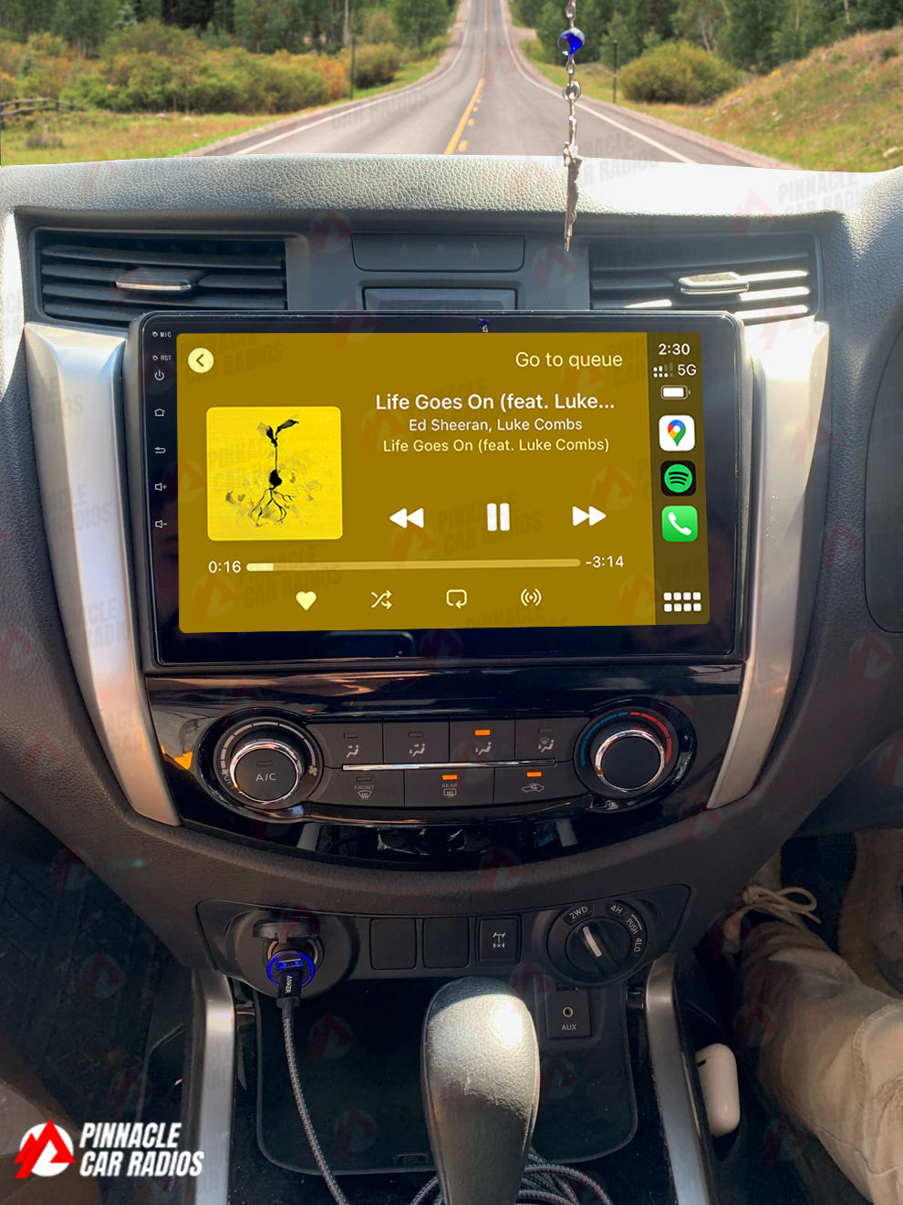 Nissan Navara 2015-2022 NP300 Wireless CarPlay Headunit Kit