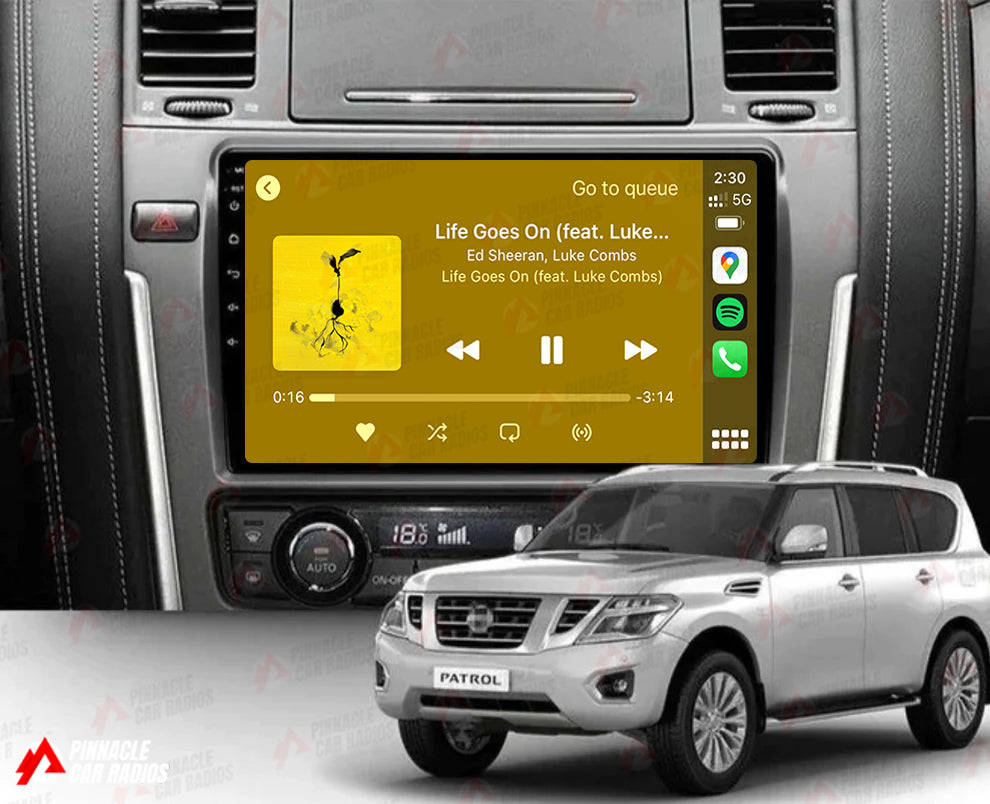 Nissan Patrol Y62 2013-2022 Wireless CarPlay Headunit Kit