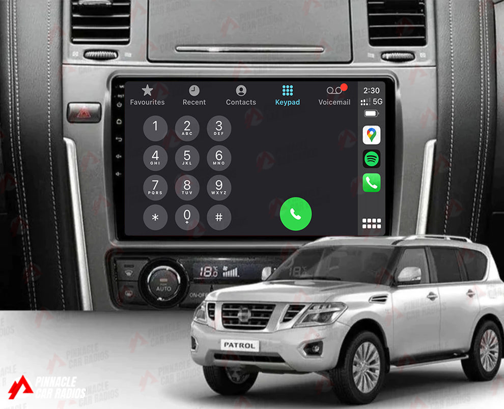 Nissan Patrol Y62 2013-2022 Wireless CarPlay Headunit Kit