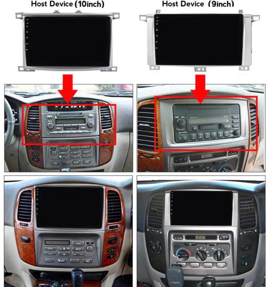 Toyota Land Cruiser 100 Series 1999-2007 Wireless CarPlay Headunit Kit