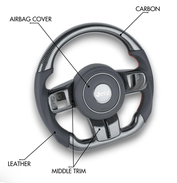 Jeep Wrangler Premium Steering Wheel