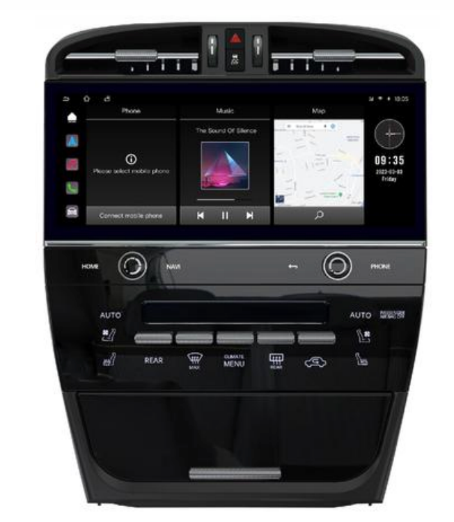 Porsche Cayenne Tesla-Style Screen 2003-2009 Wireless CarPlay Headunit Kit