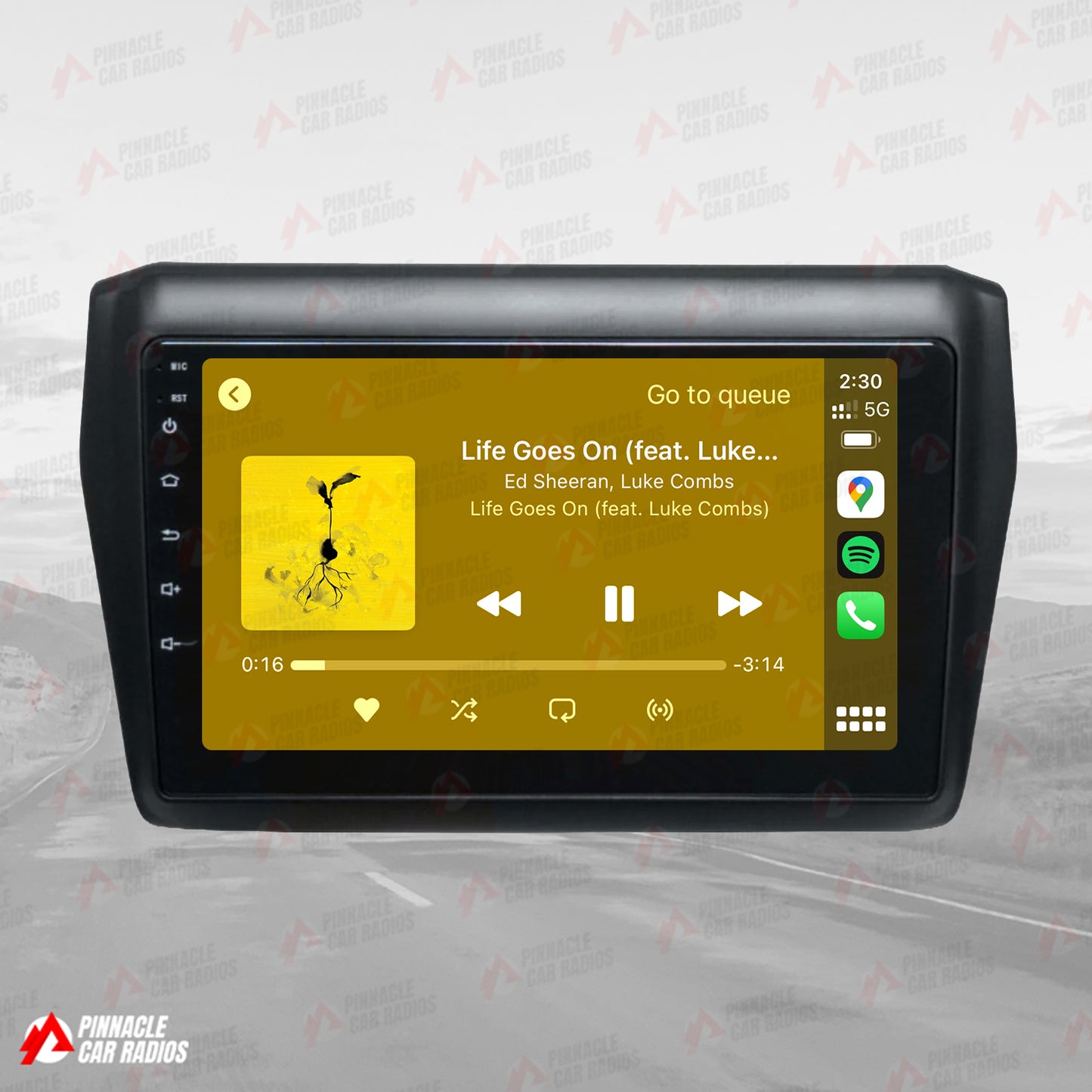 Suzuki Swift 2017-2024 Wireless CarPlay Headunit Kit