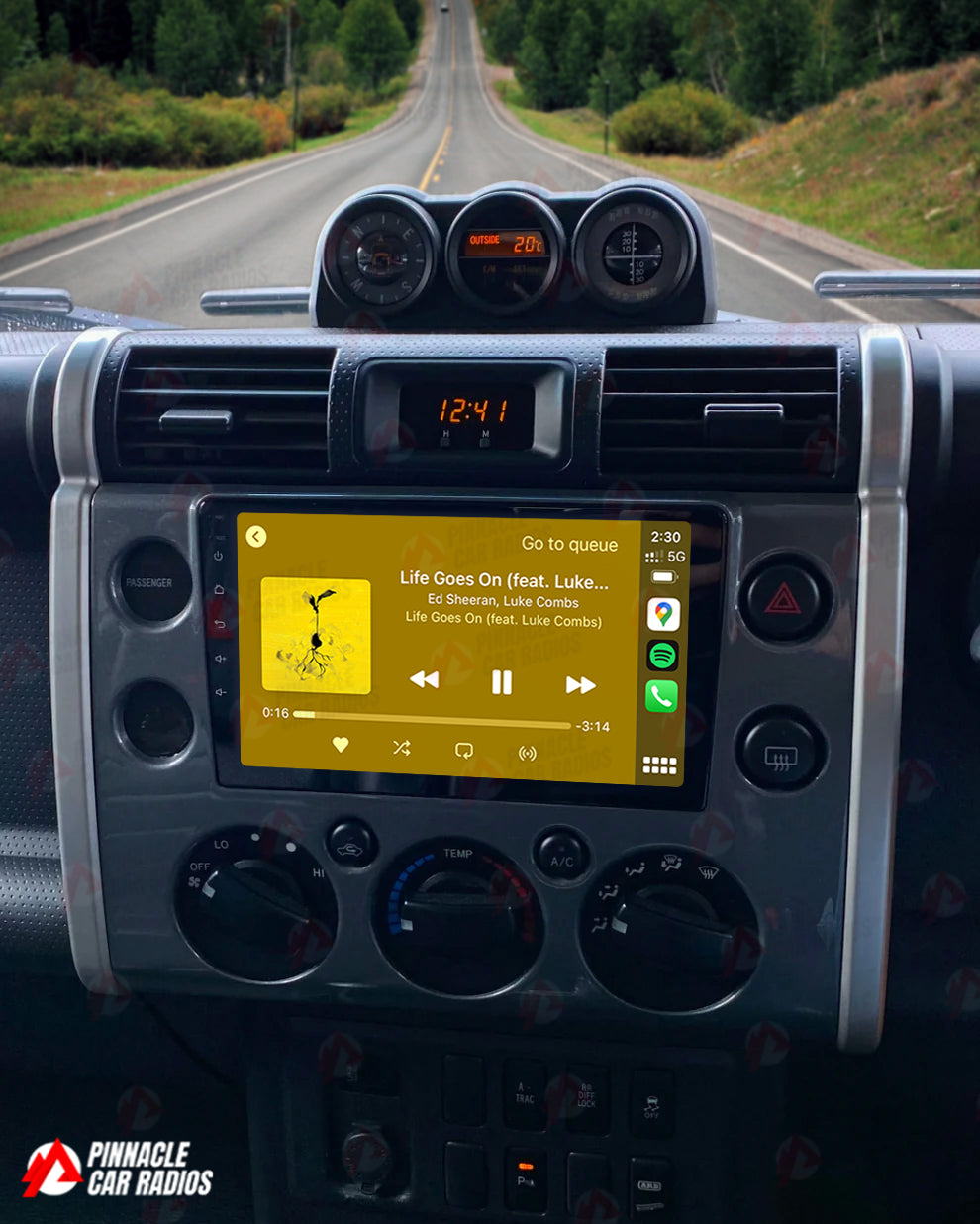 Toyota FJ Cruiser 2011-2015 Wireless CarPlay Headunit Kit