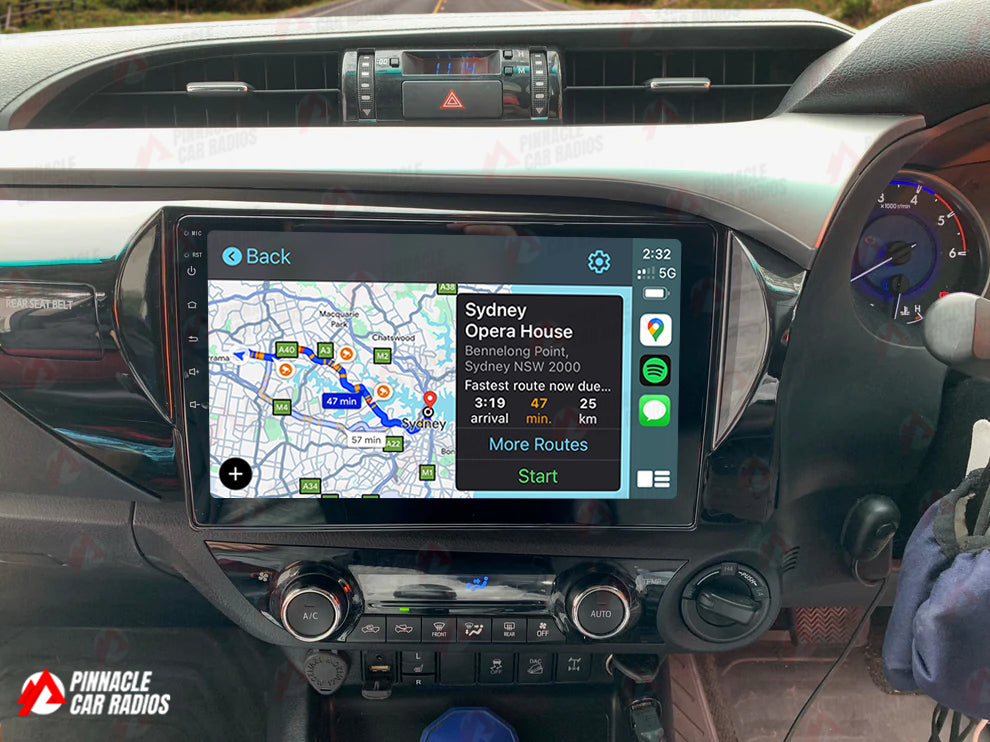 Toyota Hilux 2016-2024 Wireless CarPlay Headunit Kit – Pinnacle Car Radios