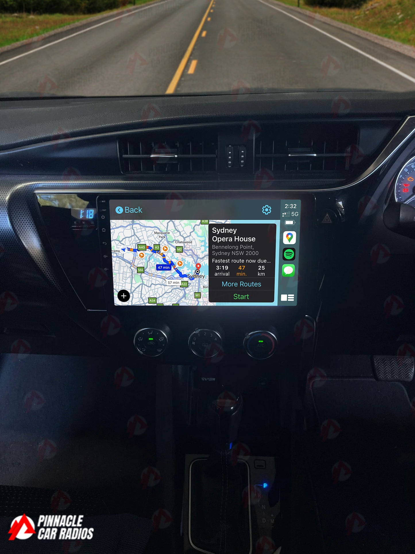 Toyota Corolla Hatch 2015-2018 Wireless CarPlay Headunit Kit