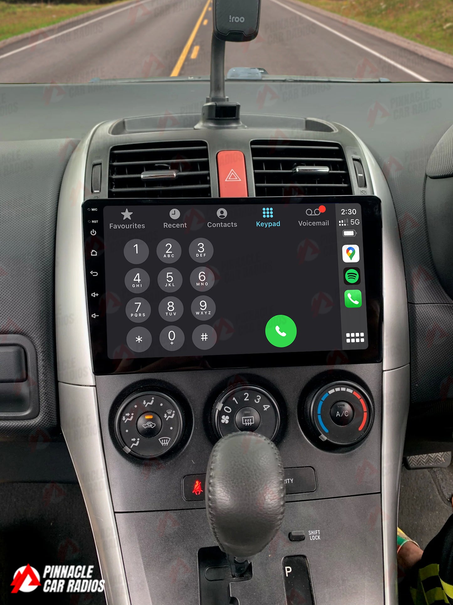 Toyota Corolla Hatchback 2007-2011 Wireless CarPlay Headunit Kit