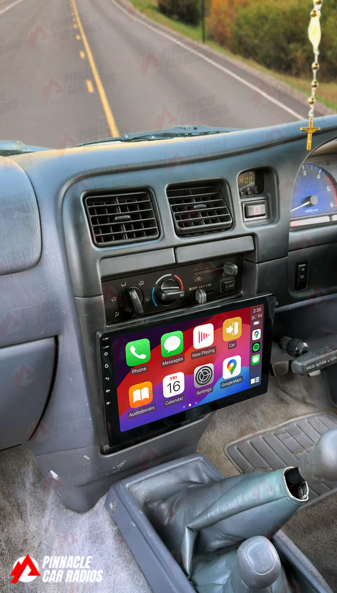 Toyota Hilux 1998-2004 Wireless CarPlay Headunit Kit
