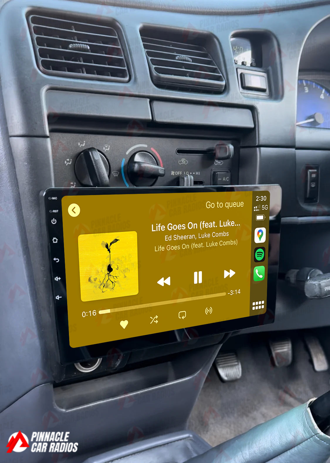 Toyota Hilux 1998-2004 Wireless CarPlay Headunit Kit