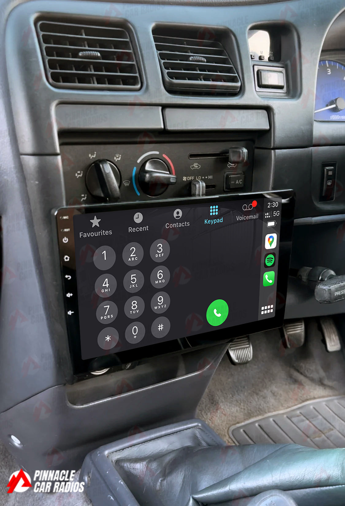 Toyota Hilux 1998-2004 Wireless CarPlay Headunit Kit