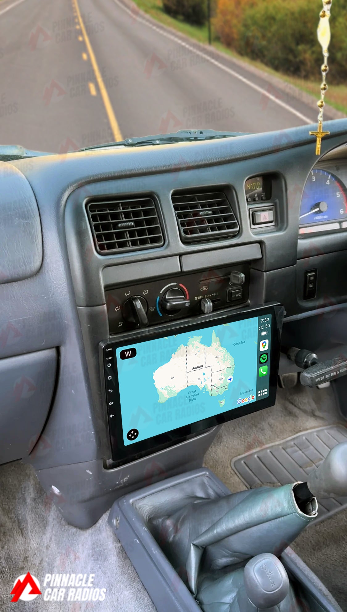 Toyota Hilux 1998-2004 Wireless CarPlay Headunit Kit