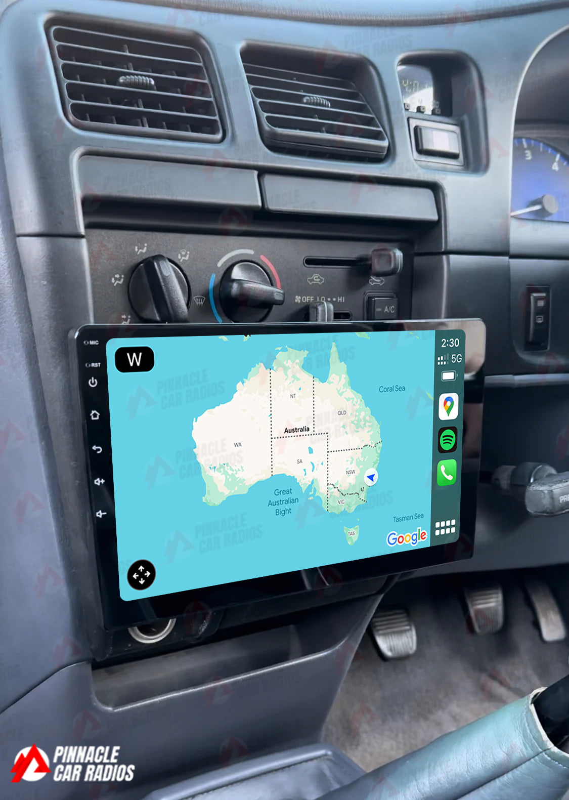 Toyota Hilux 1998-2004 Wireless CarPlay Headunit Kit