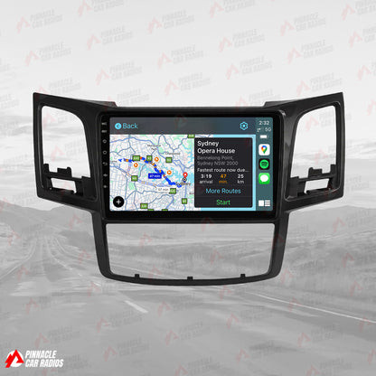Toyota Hilux Tesla-Style Screen 2005-2015 Wireless CarPlay Headunit Kit