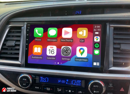 Toyota Kluger 2014-2019 Wireless CarPlay Headunit Kit