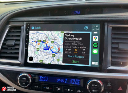 Toyota Kluger 2014-2019 Wireless CarPlay Headunit Kit