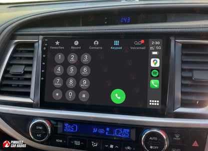 Toyota Kluger 2014-2019 Wireless CarPlay Headunit Kit