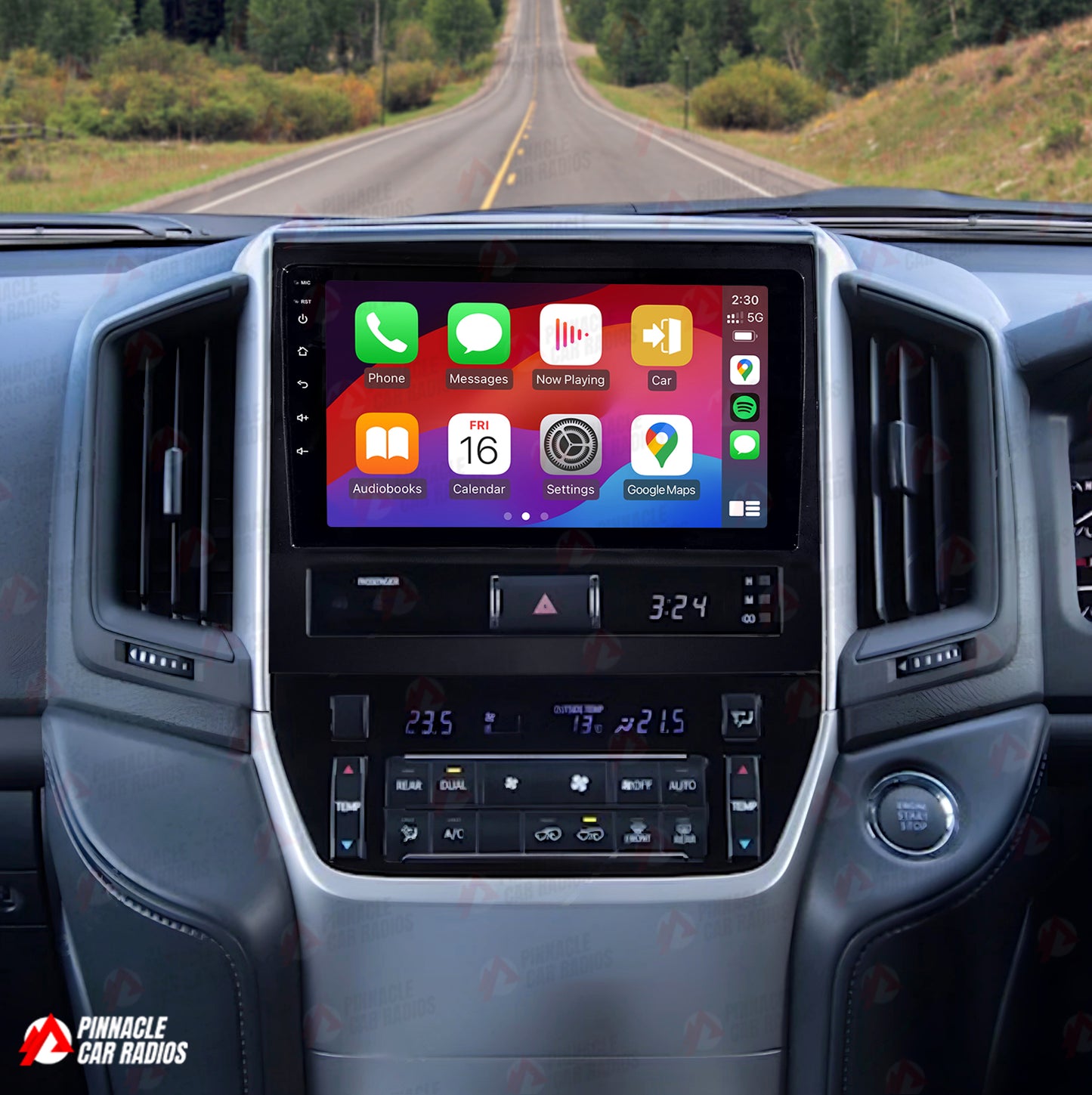 Toyota Land Cruiser 200 Series 2016-2022 Wireless CarPlay Headunit Kit