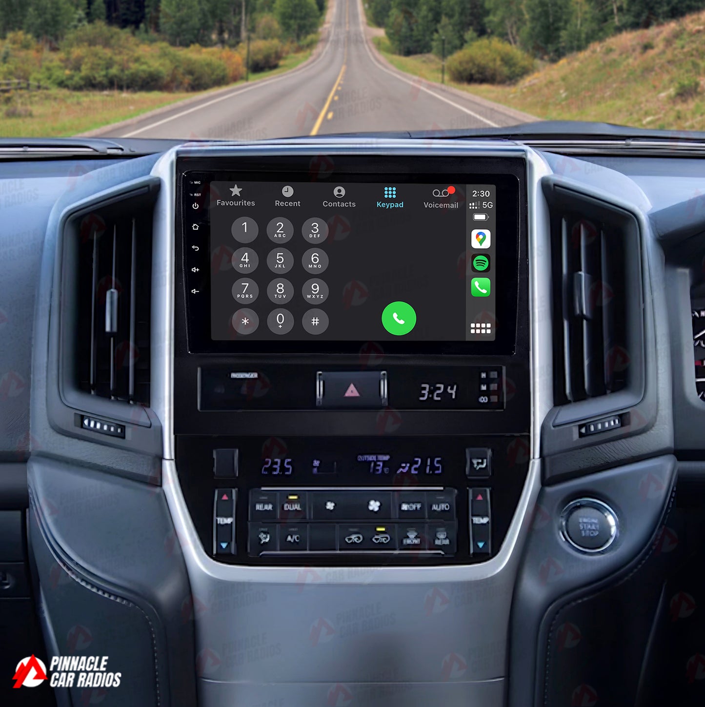 Toyota Land Cruiser 200 Series 2016-2022 Wireless CarPlay Headunit Kit
