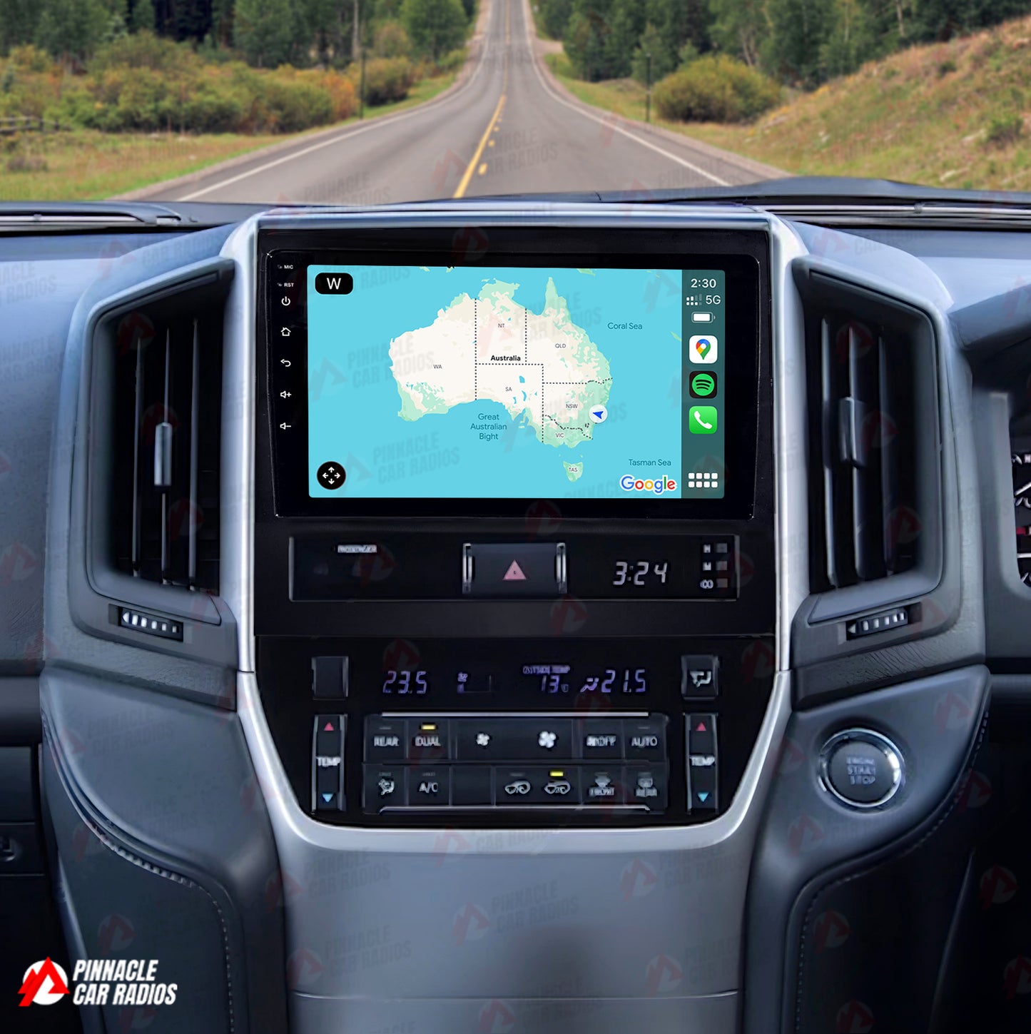 Toyota Land Cruiser 200 Series 2016-2022 Wireless CarPlay Headunit Kit