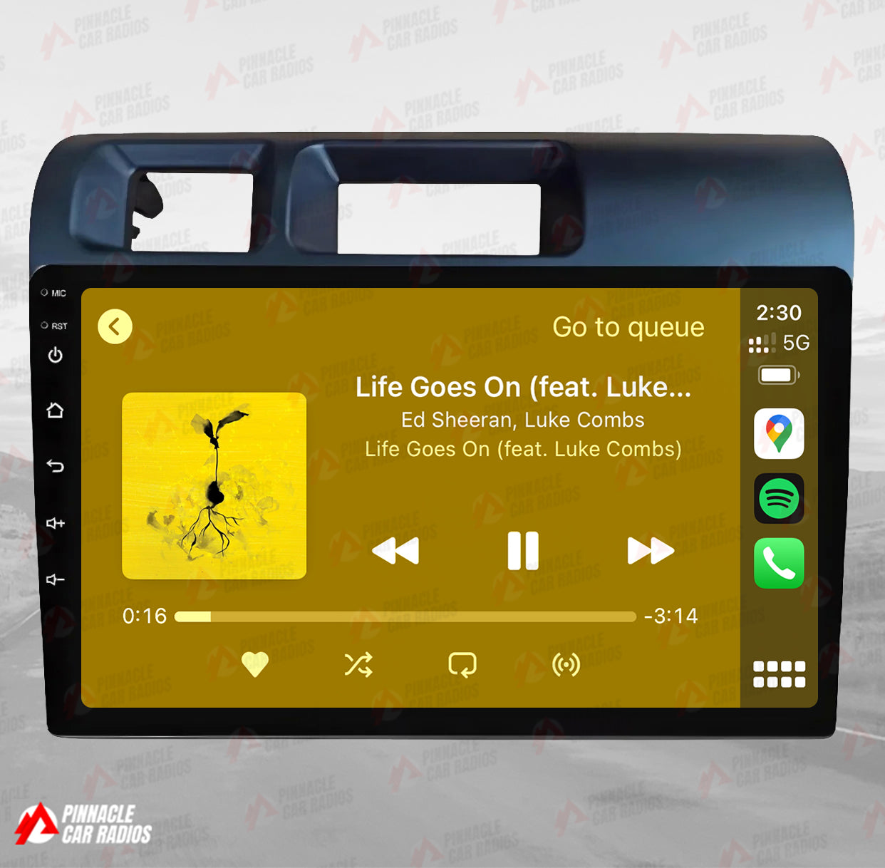 Toyota Land Cruiser 70 76 79 Series Facelift 2023+ Wireless CarPlay Headunit Kit